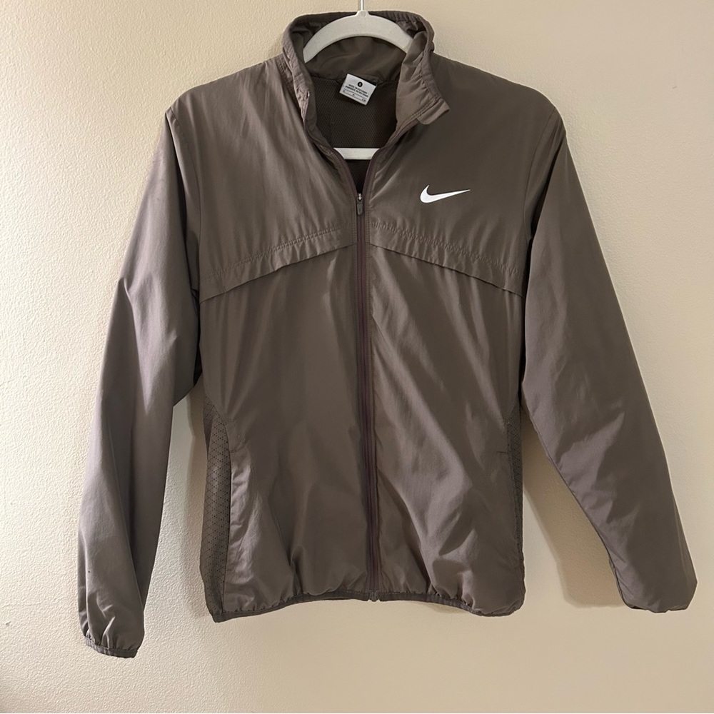 Nike Taupe Windbreaker Jacket